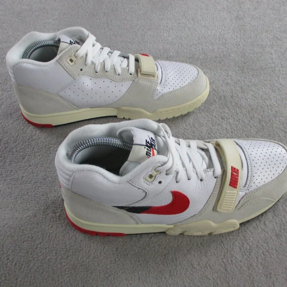 Nike Air Trainer 1 Chicago Split Sneakers Mens 10 White Red Mid SE Shoes - Picture 4 of 6
